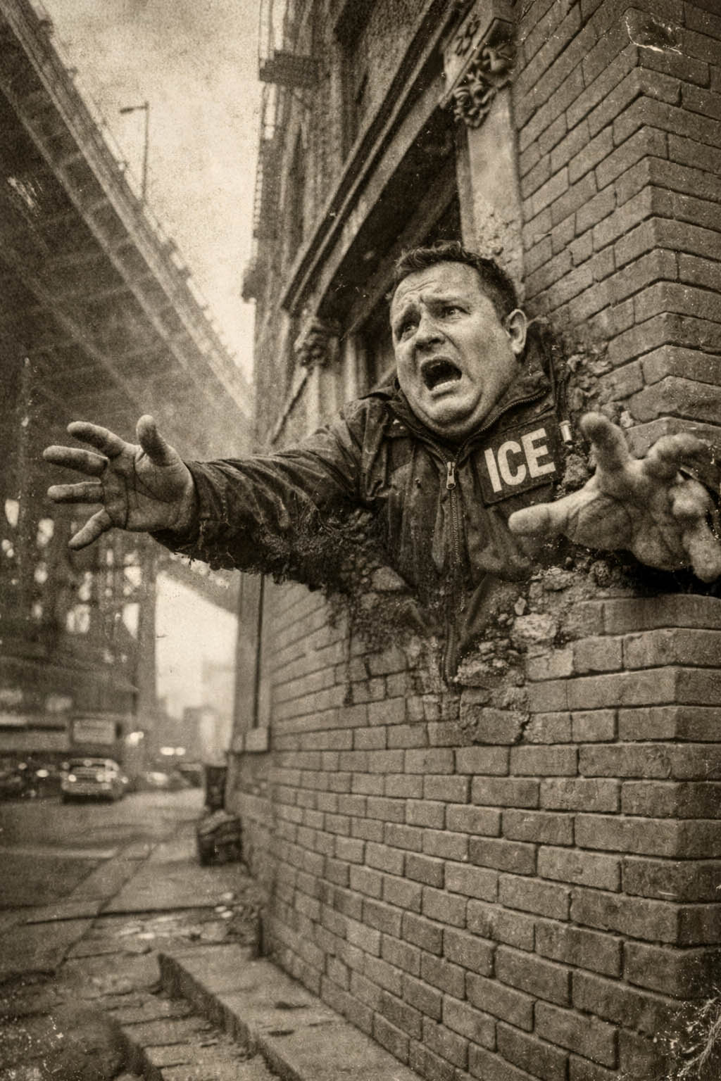 ICE Agent Found Embedded in Foundation of Building; Structure Completed in 1947