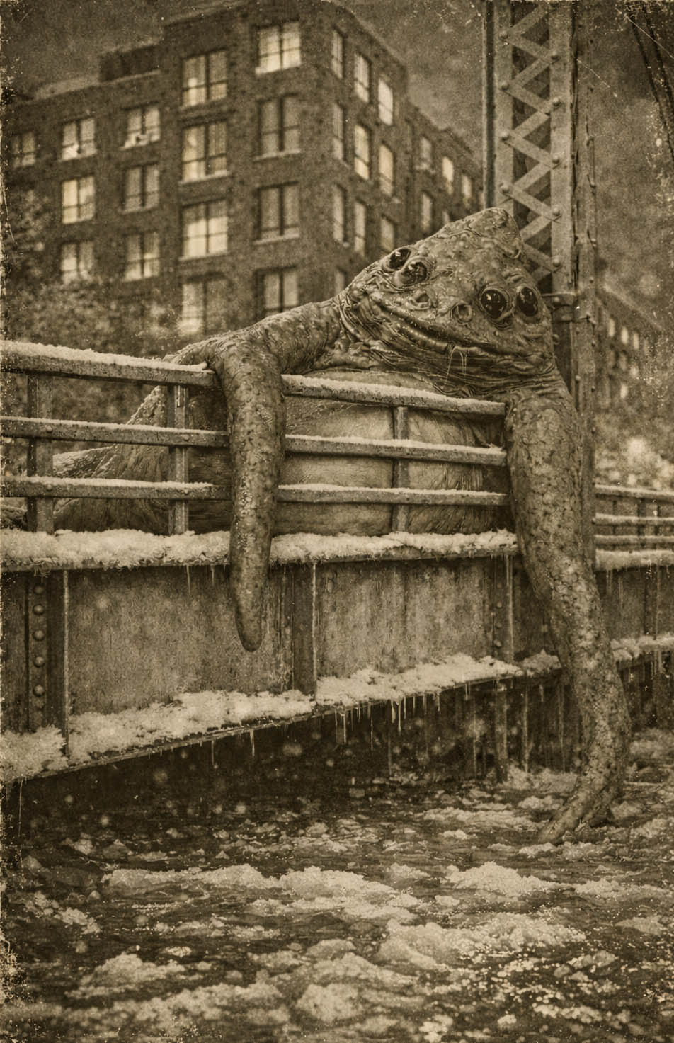 BEHOLD!! THE LEGENDARY CREATURE OF THE GOWANUS CANAL!